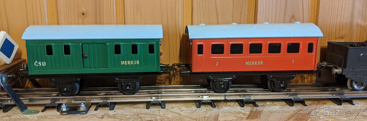 Plechový vláček velikost nula - 3