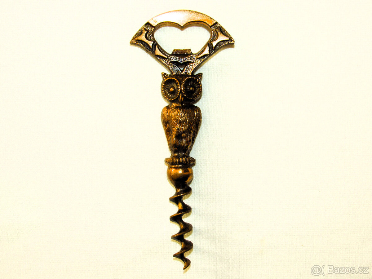 Mosazná vývrtka / otvírák - 3