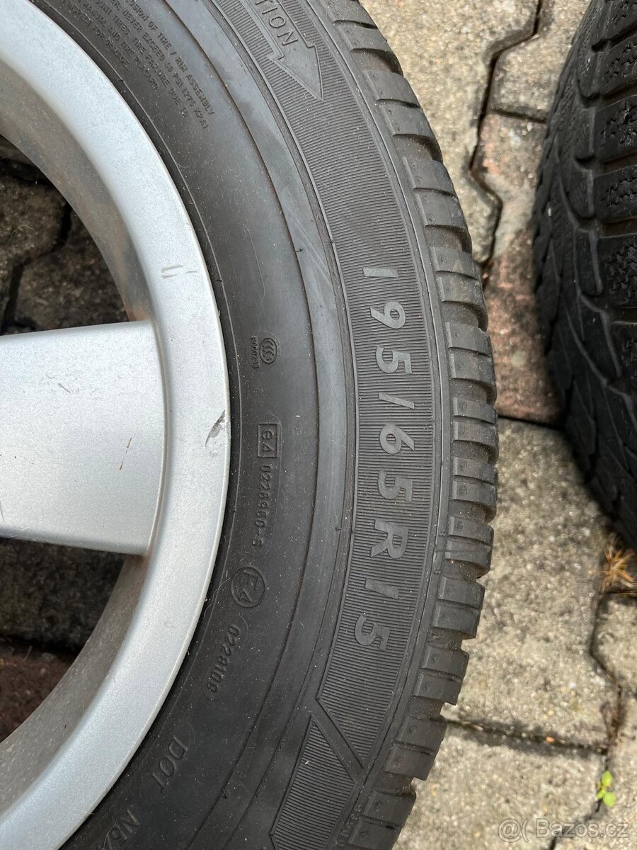 Disky 5x114,3 + zimní pneu - 3
