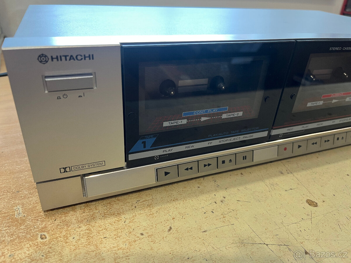 Tape deck HITACHI D-W400, KO řemínky - 3
