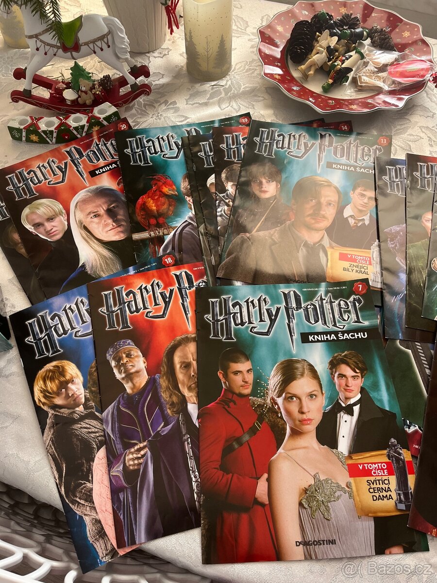 Šanon s časopisy Harry Potter - 3