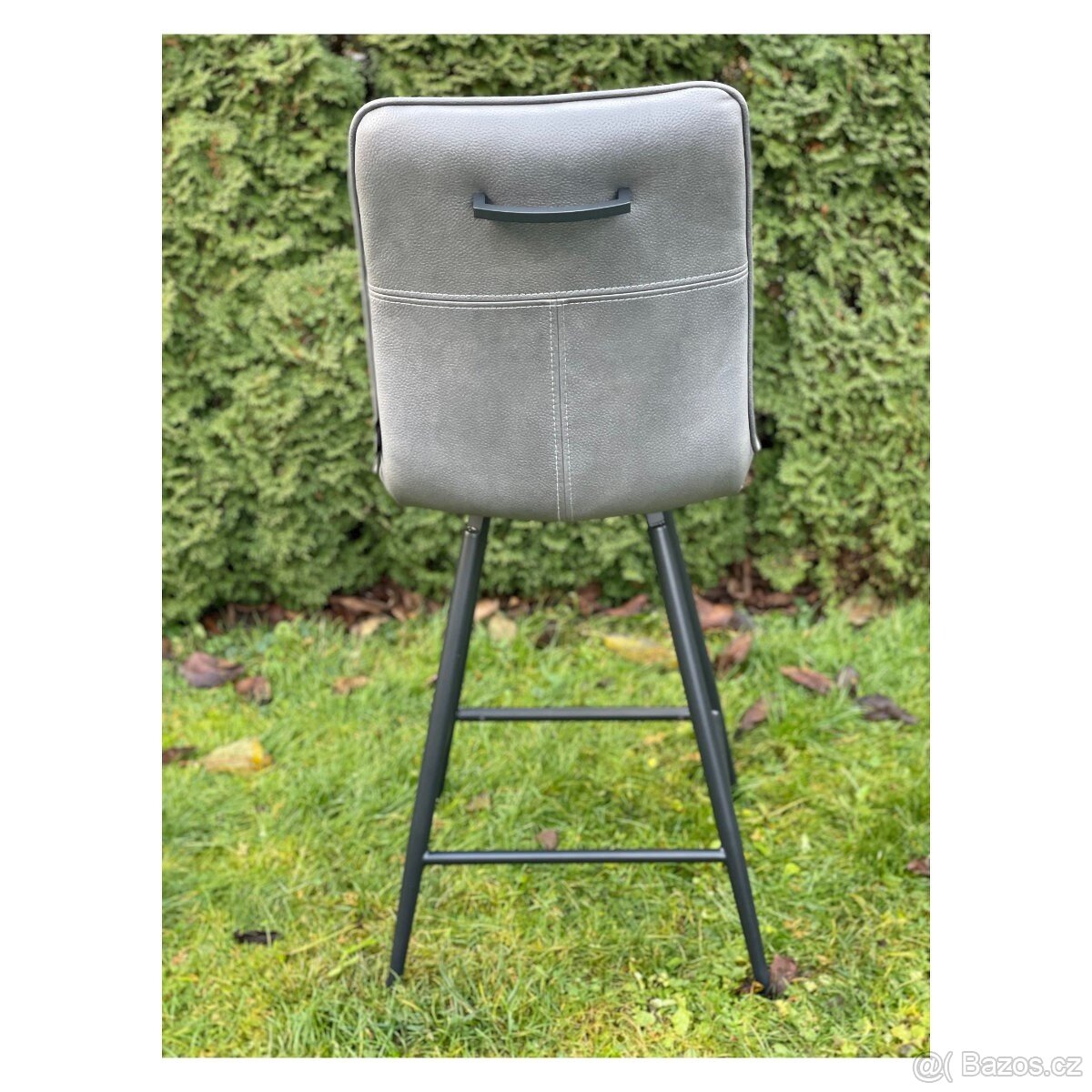 Kožená jídelní barová židle - Lora - 3