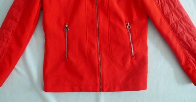Červená softshellová bunda, vel. L, zn. s.Oliver - 3