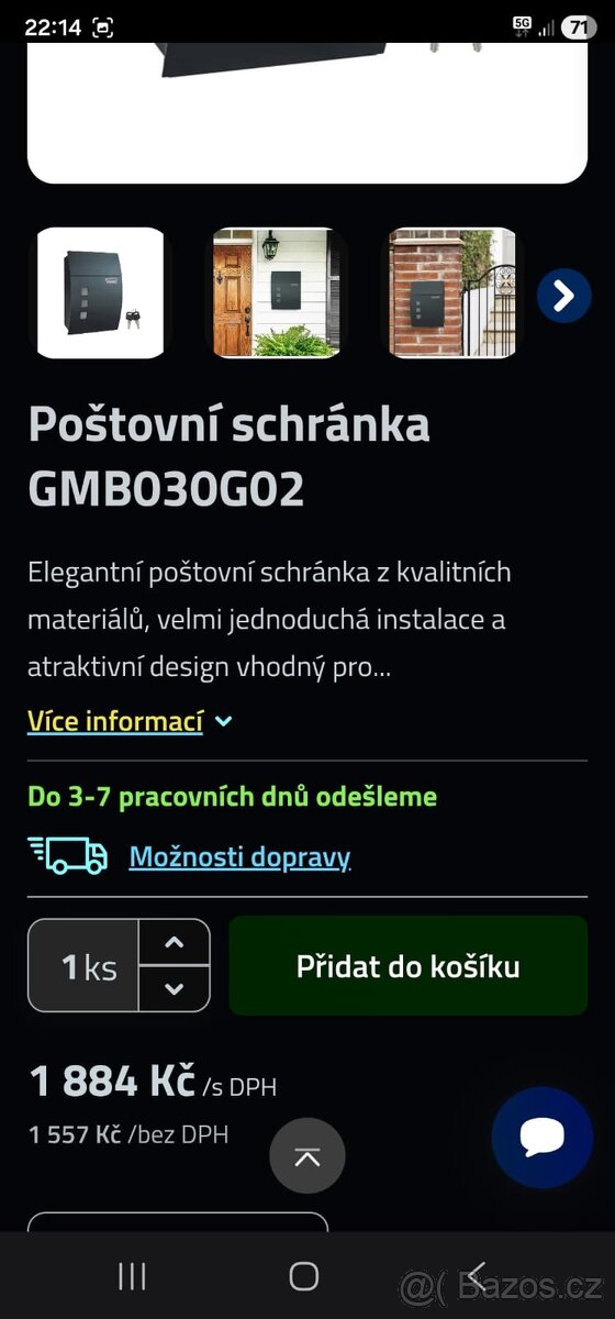 NOVÁ ČERNÁ POŠTOVNÍ SCHRÁNKA - 3