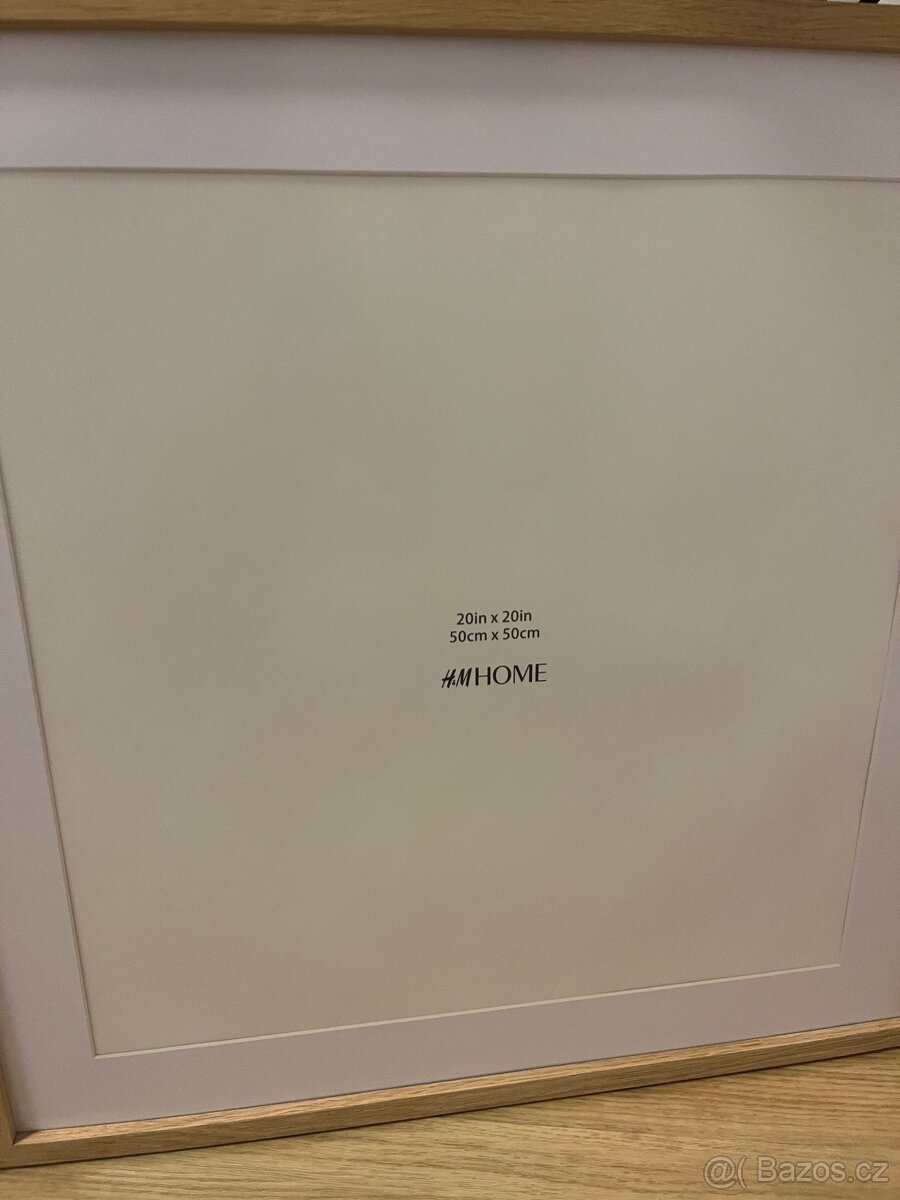 Dřevěný rámeček 50x50cm H&M - 3