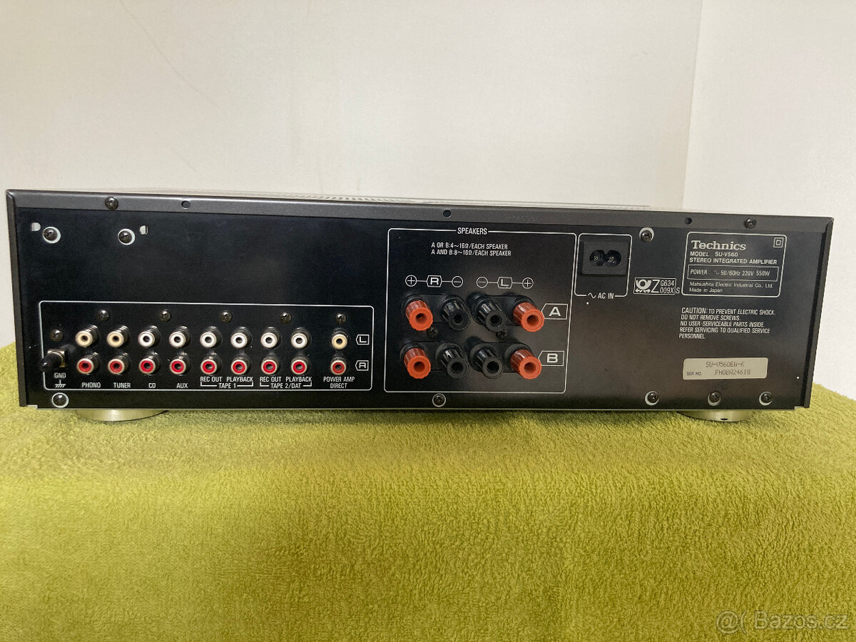 Technics : zesilovač SU-V560, CD SL-PS620A - 3