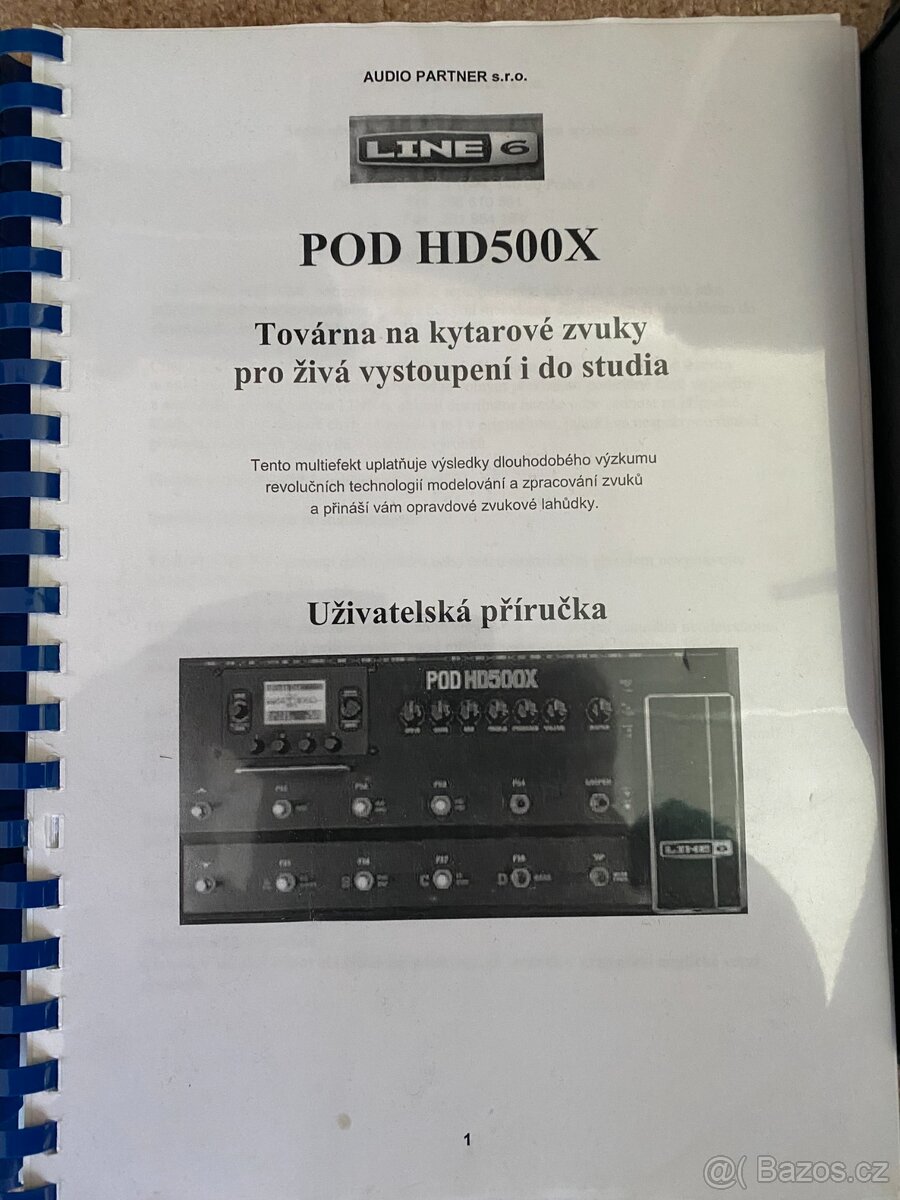Kytarový multiefekt LINE6 POD HD500X - 3