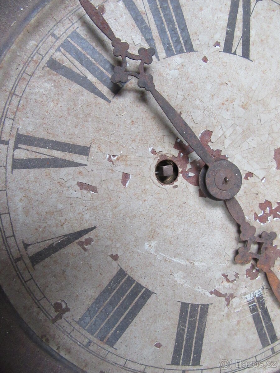 Nabízím starožitné plechové hodiny Junghans. Hodiny chvíli j - 3