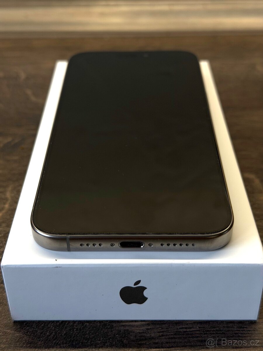 IPhone 15 pro max 256gb přírodní Titan v záruce - 3