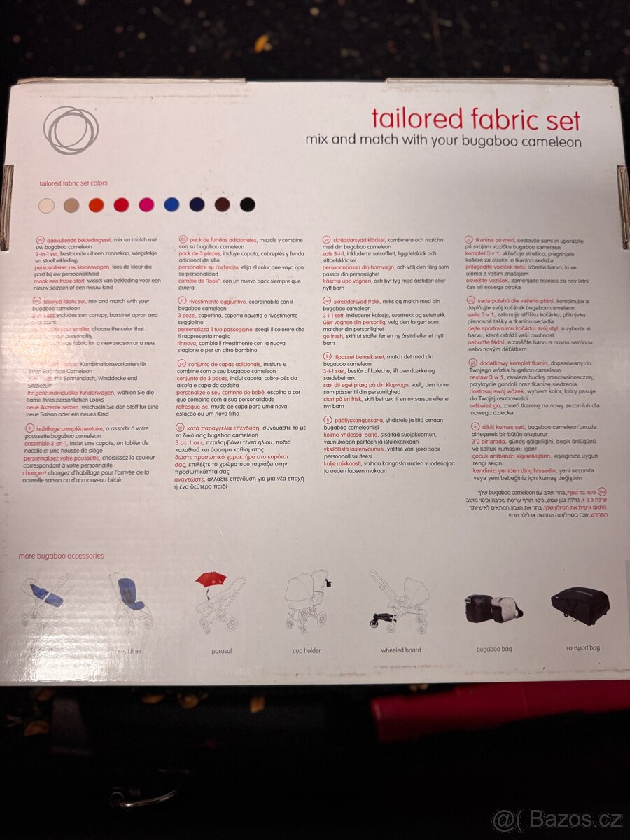 Kočárek Bugaboo Cameleon tailored fabric set Blue modrá - 3