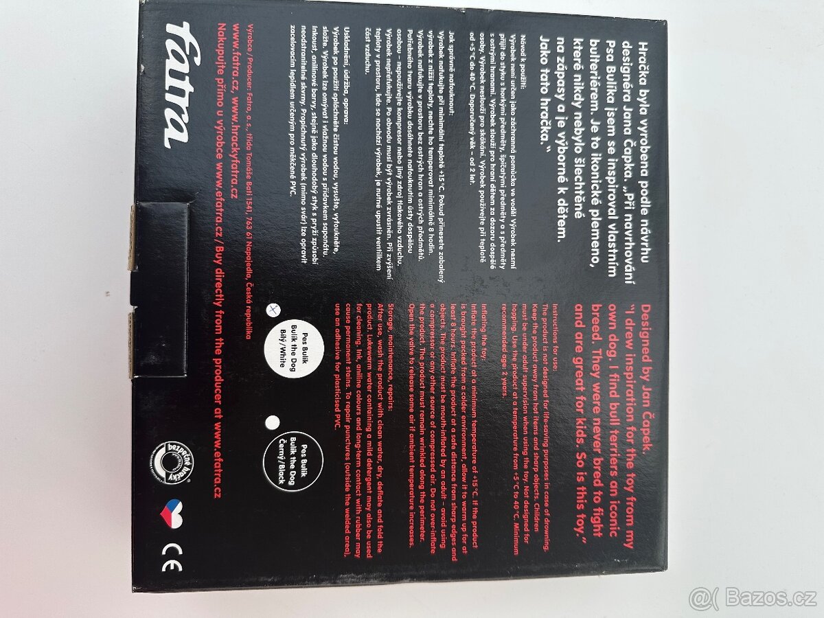 Nafukovací hračka pes Bulík - 3