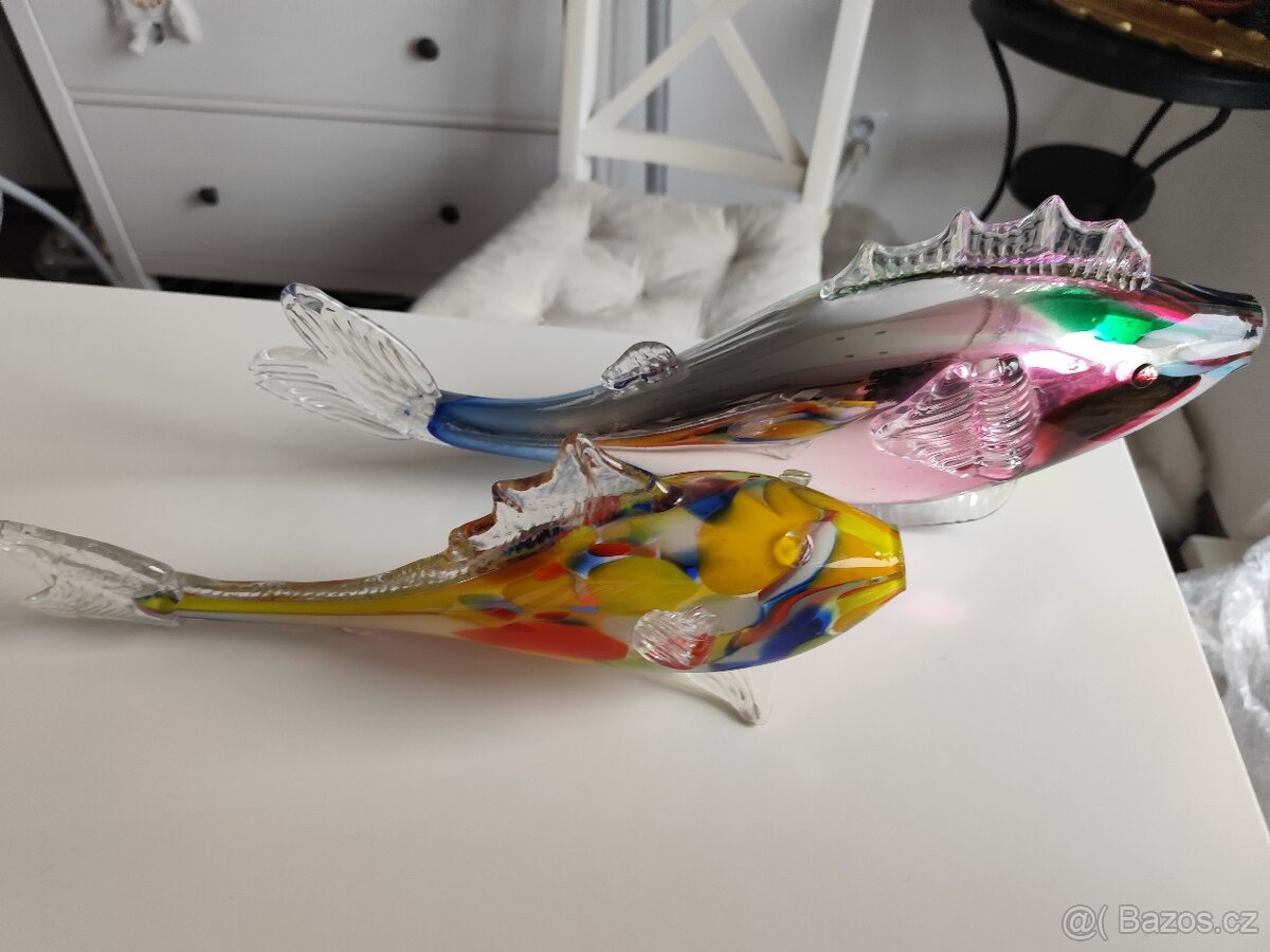 Hutní sklo ryby - 3