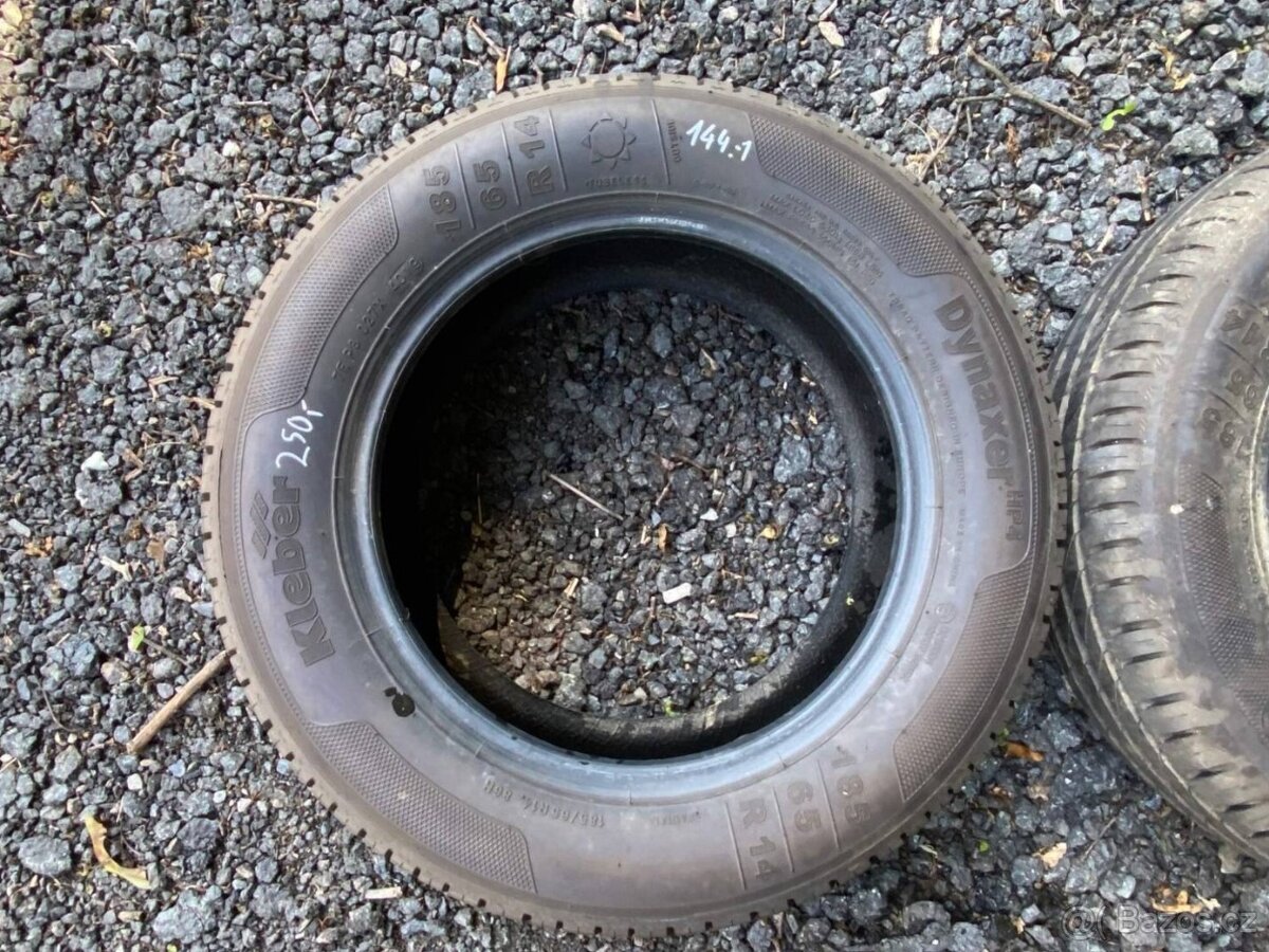 144. 2x letní pneumatika 185/65 r14 - 3