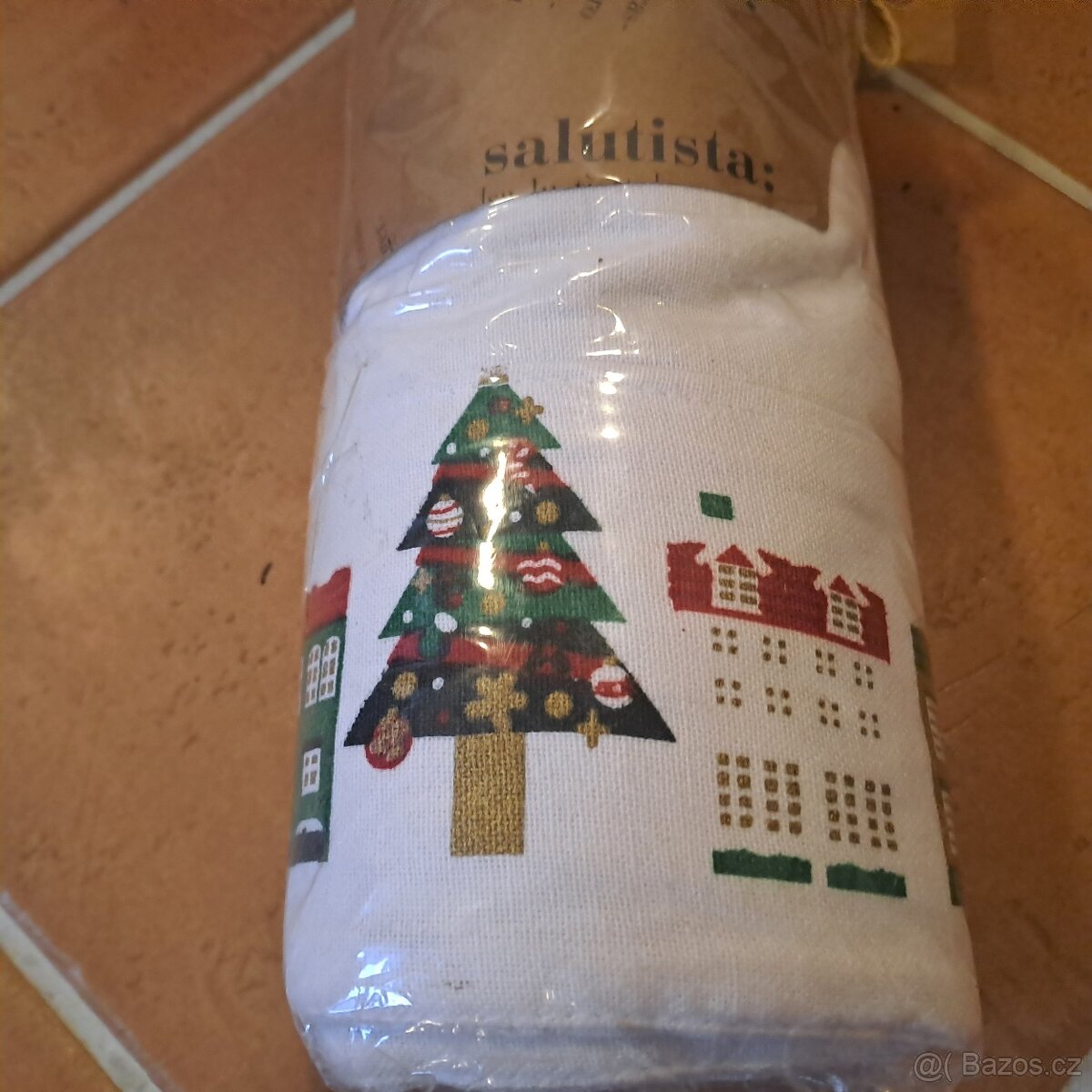 Vánoční ubrus - nový - originálně zabalený - 3