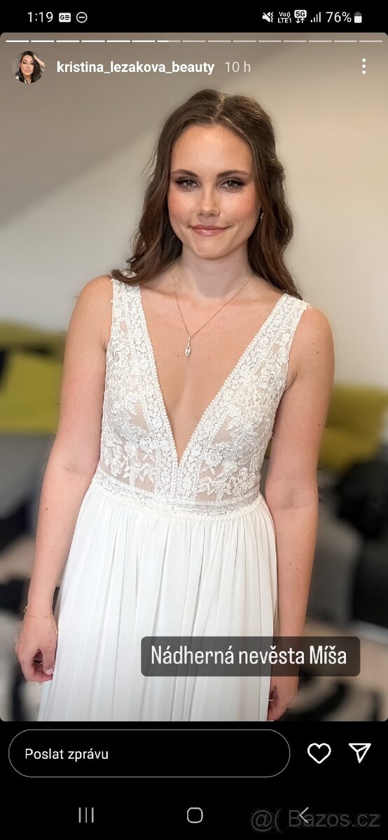 BOHO Svatební šaty značka Elody - 3