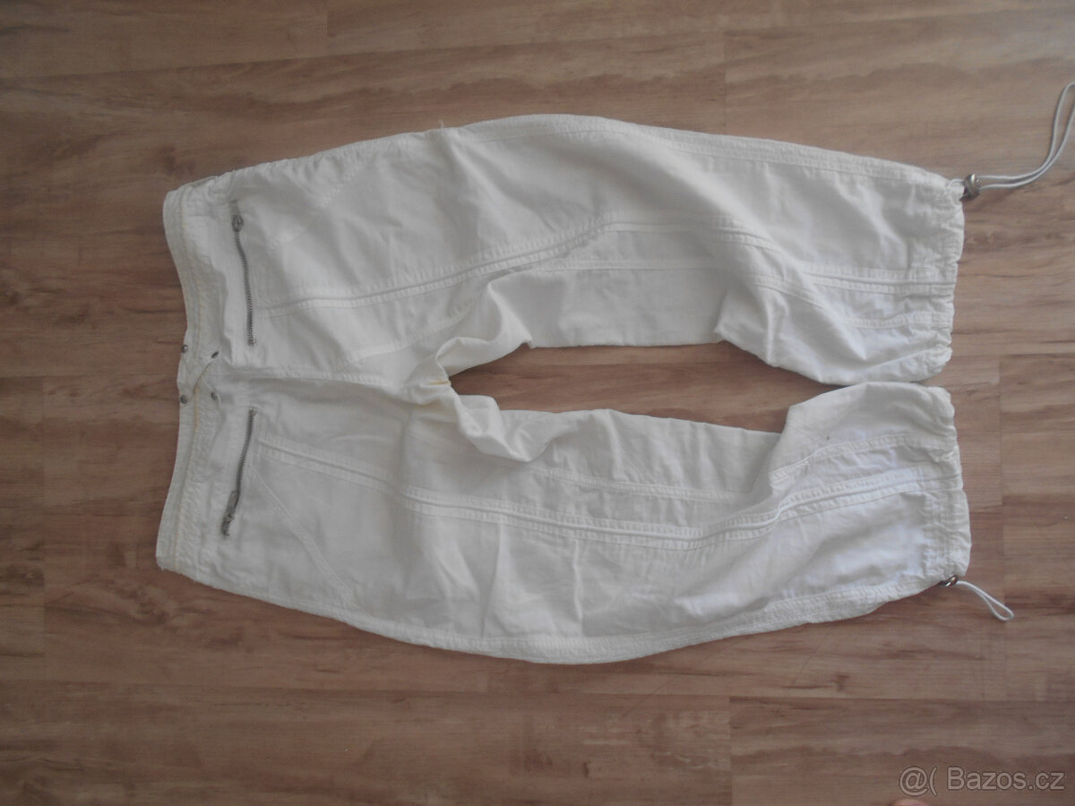 BÍLÉ 2/4 KALHOTY VEL. S 36 - 3
