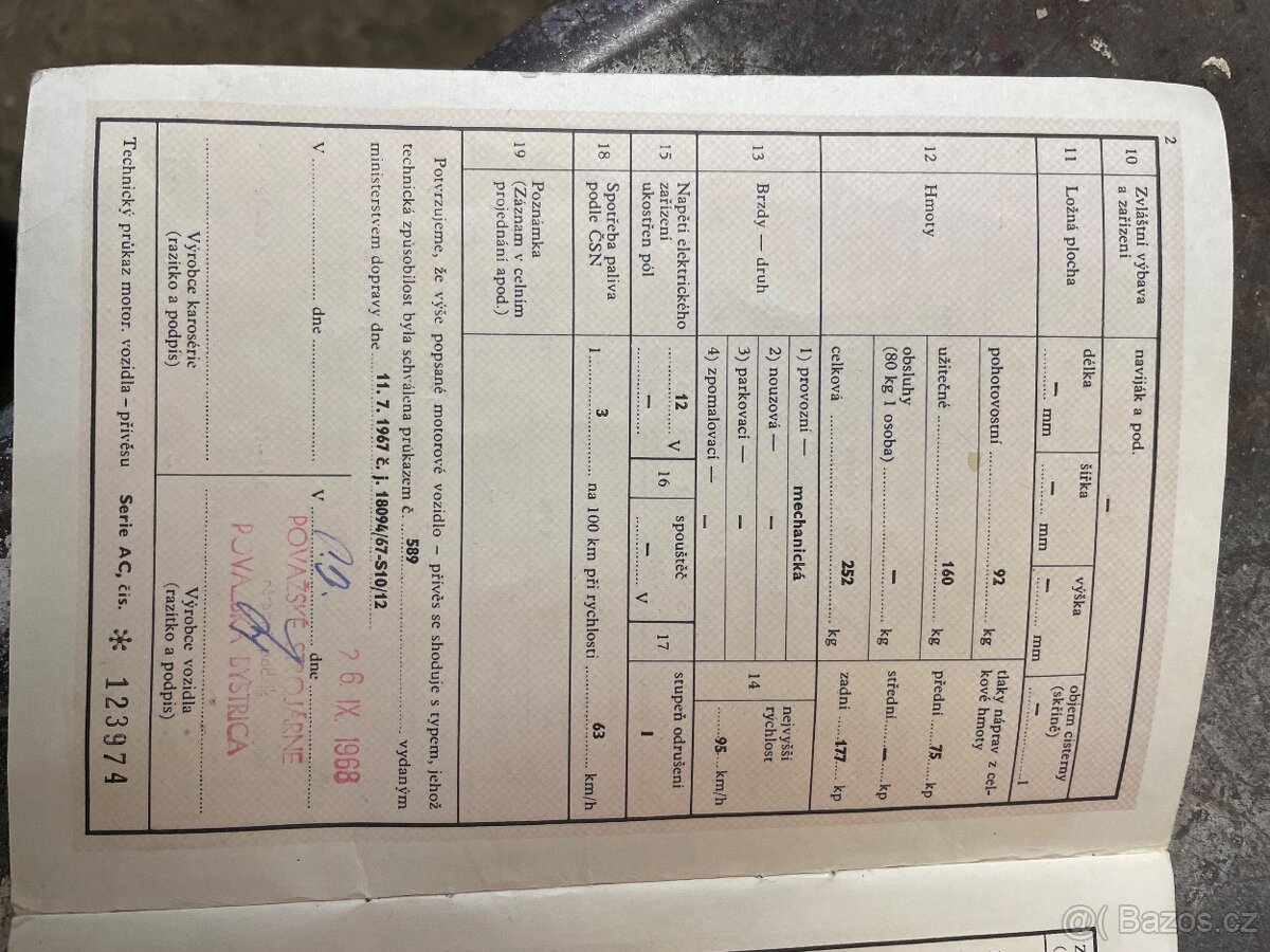 Technický průkaz - 3