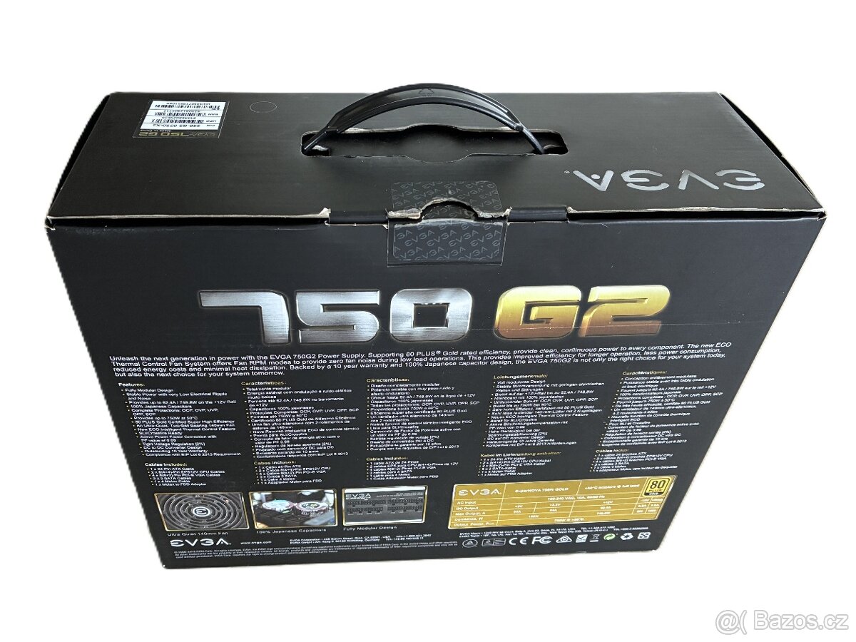 Napájecí zdroj EVGA SuperNOVA 750 G2 - 3