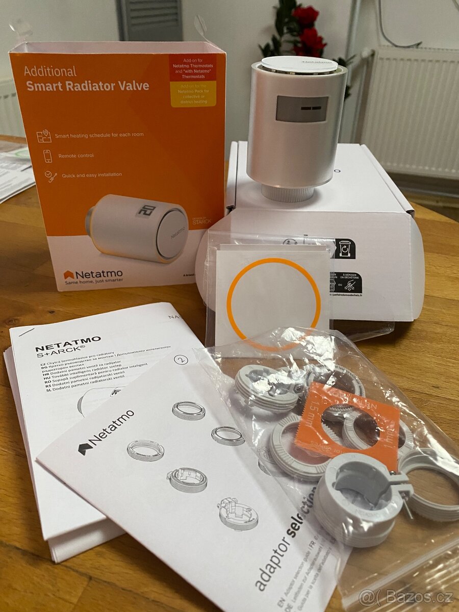 Sada chytrých termostatických hlavic + termostat zn.Netatmo - 3