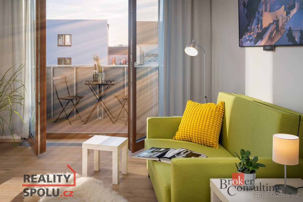 Pronájem, byty/1+kk, 36.6 m2, Ústecká 1261/38, Dolní Chabry, - 3