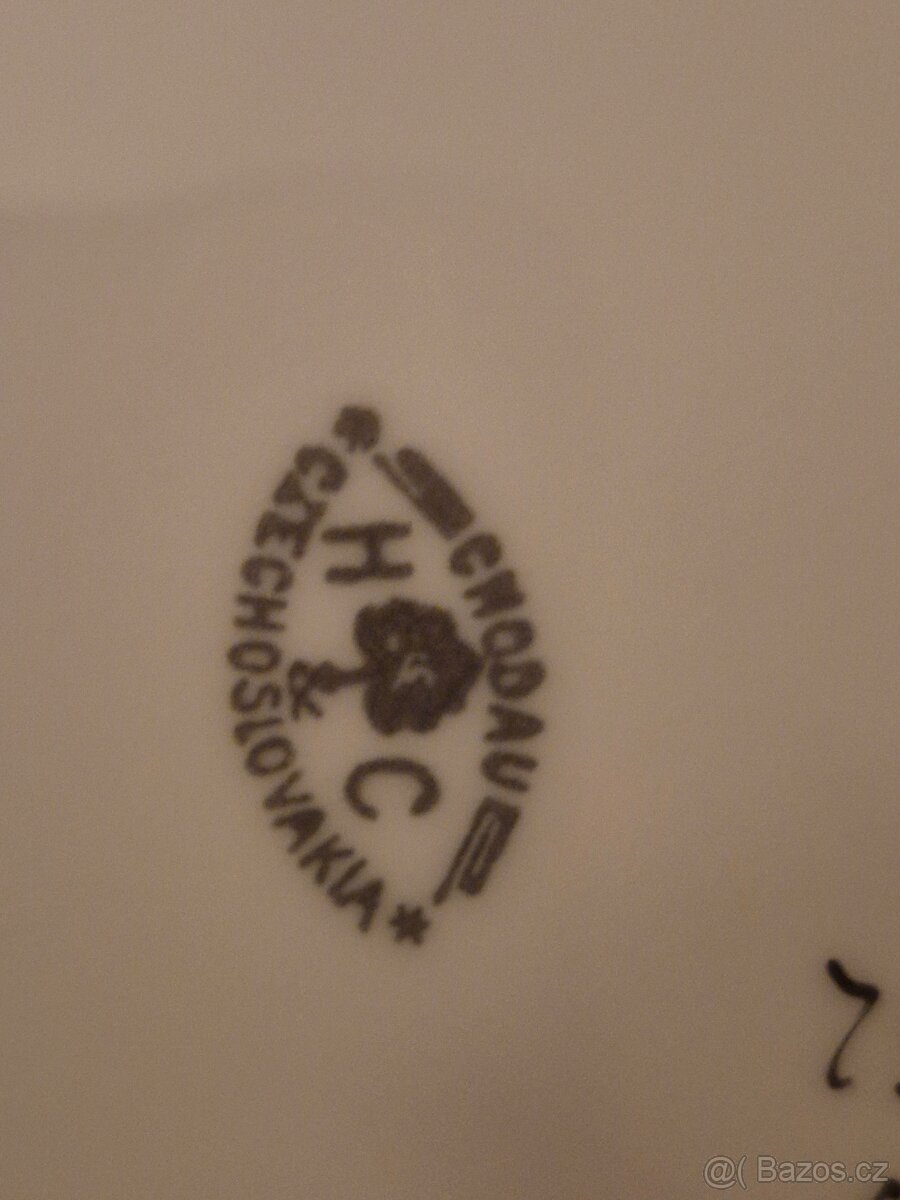 Porcelánová sada po babičce HC Chodau - 3