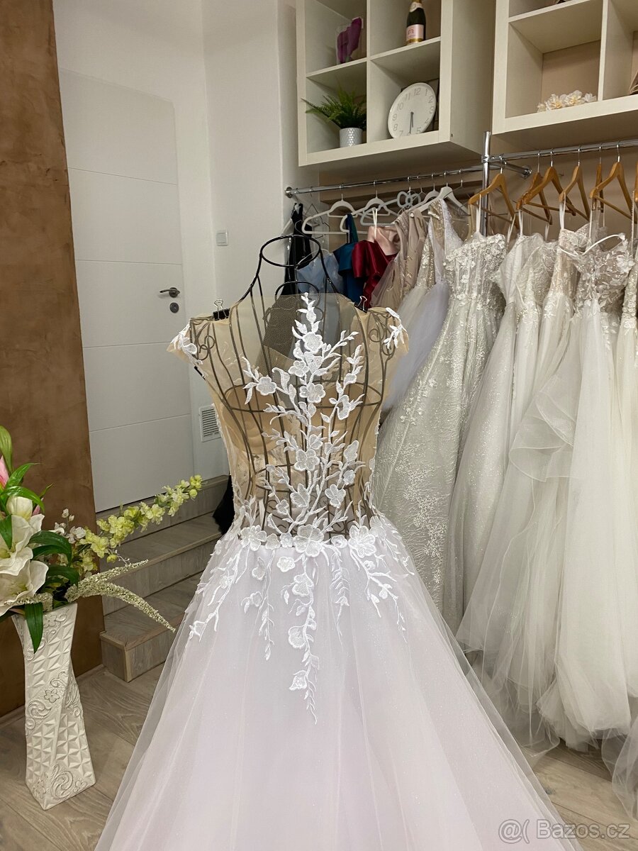 Svatební šaty vel.38 - 3
