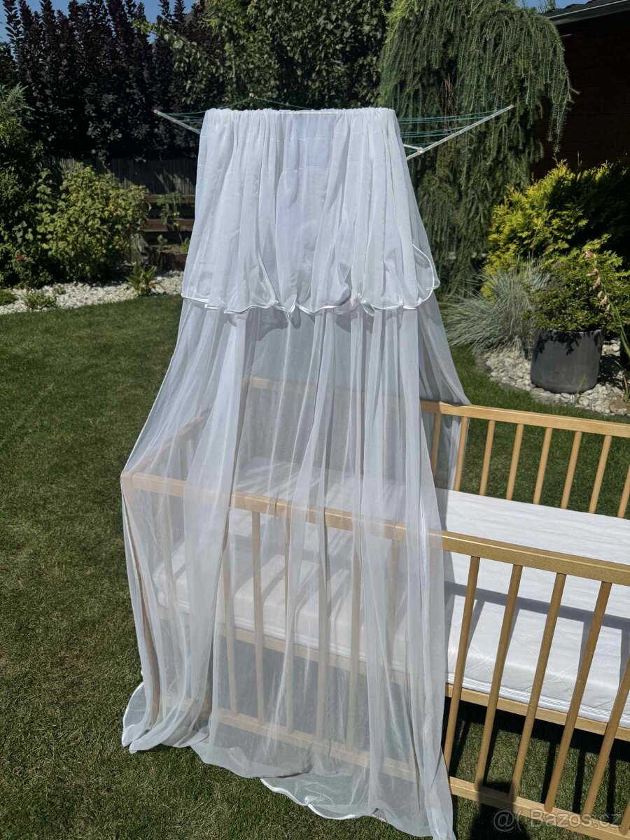 SNIGLAR Dětská postýlka, buk, 60x120 cm - 3