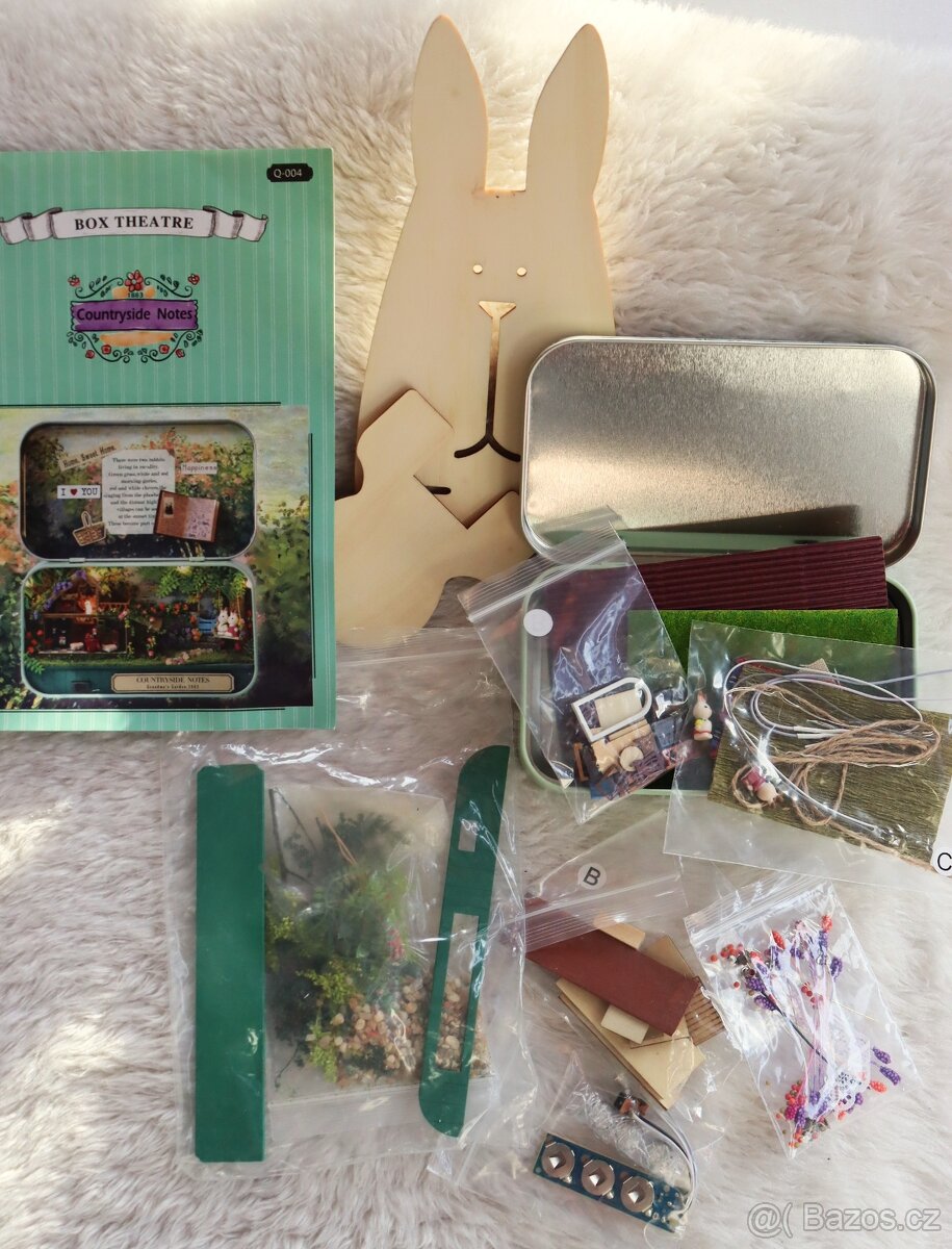 Mini domeček DIY stavebnice venkovský babiččin domeček - 3