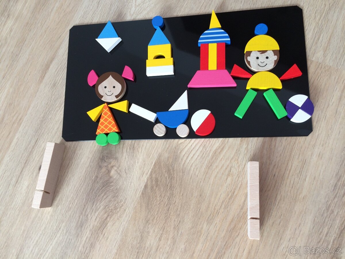 Detoa - drevené magnetické puzzle - 3