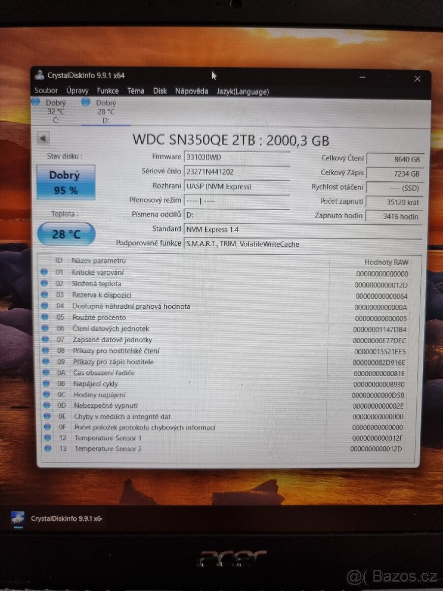 Western Digital nvme 2230 2tb - 3