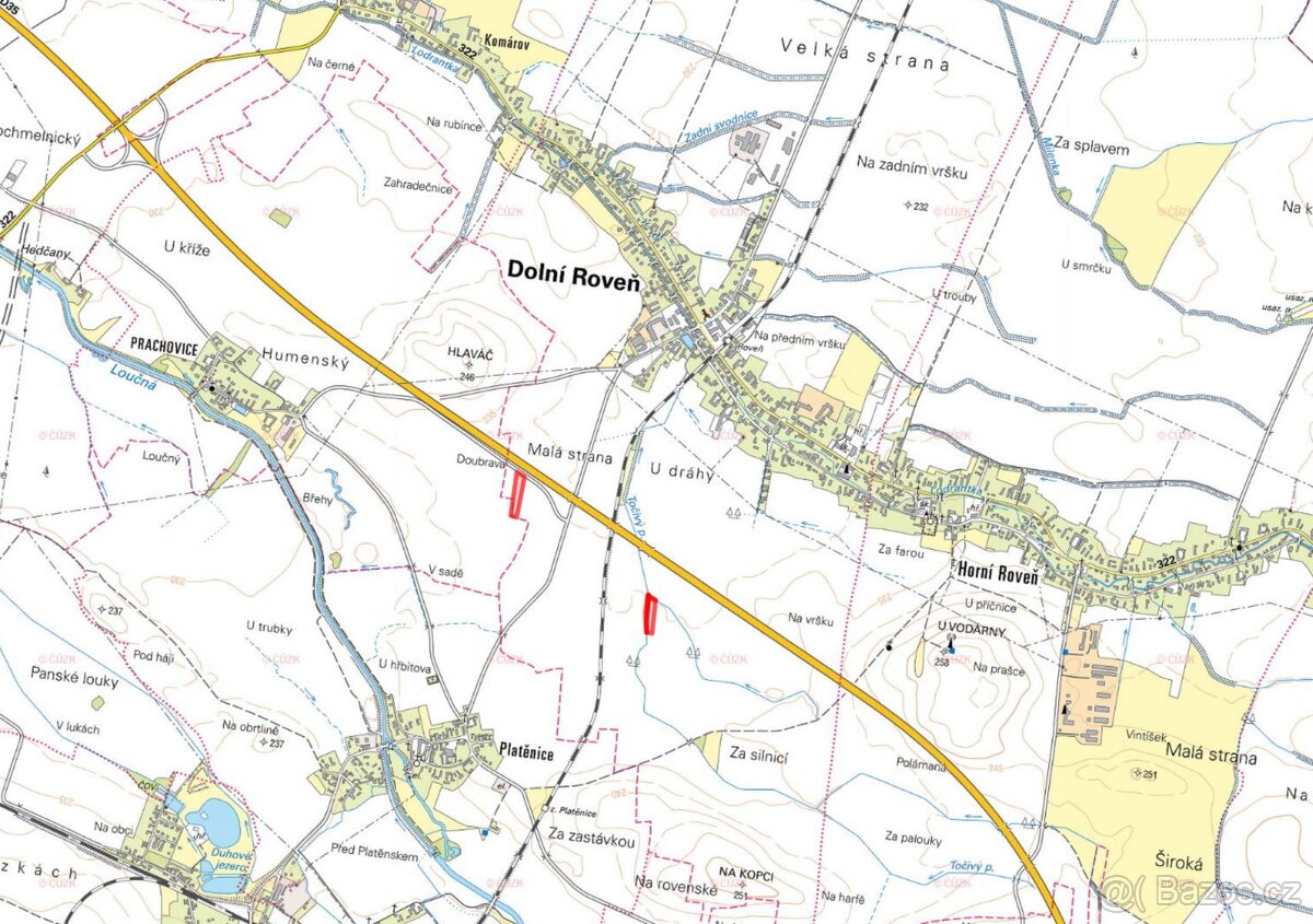 Zemědělská půda, prodej, Dolní Roveň, Pardubice - 3