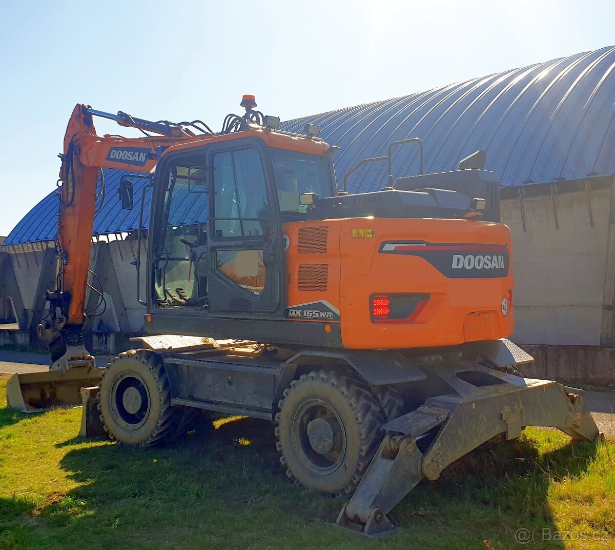ZÁRUKA 18t bagr opěry powertilt vývody Doosan DX165 svahovk - 3