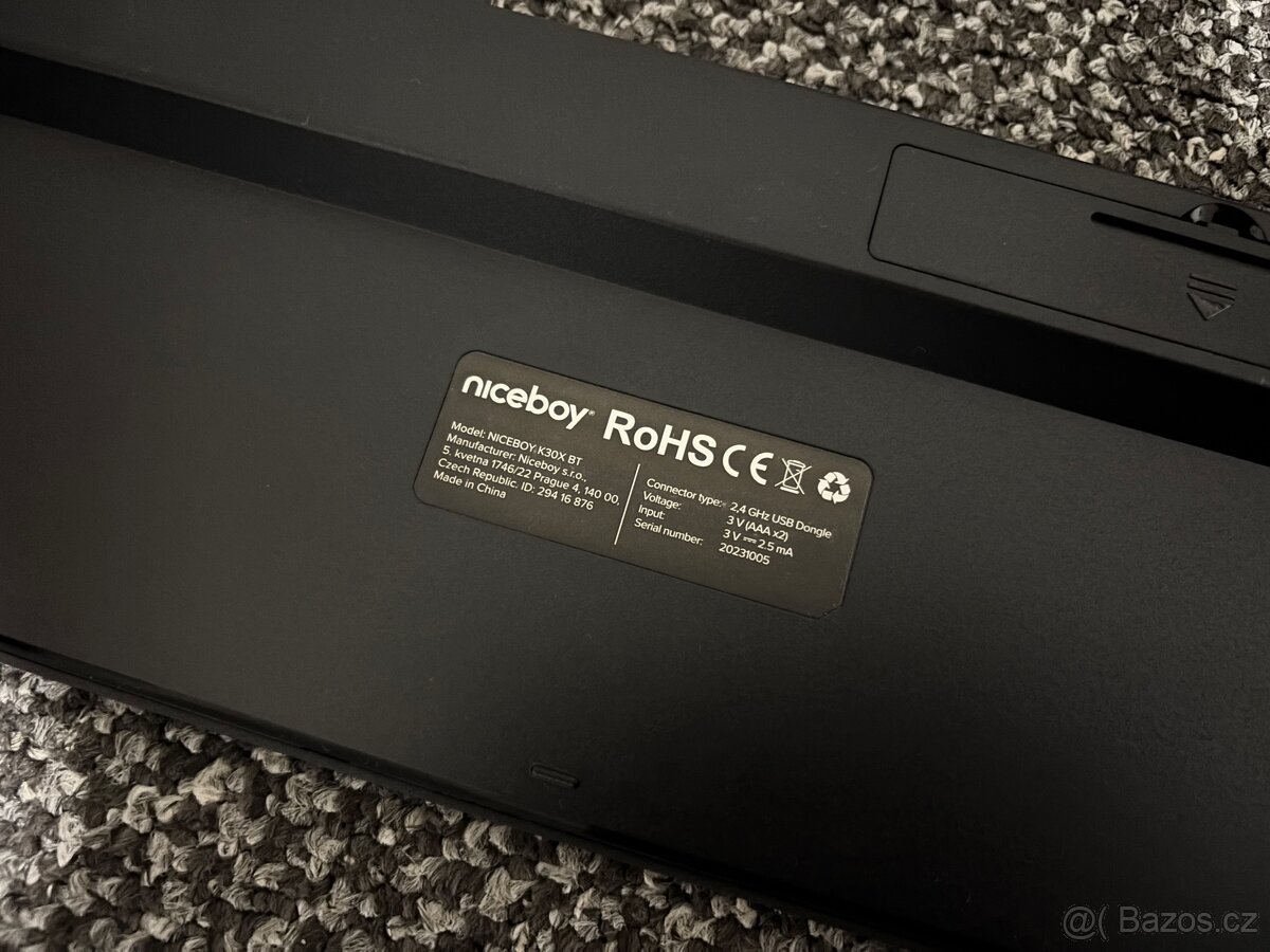 Bezdrátová klávesnice Niceboy K30X BT - 3