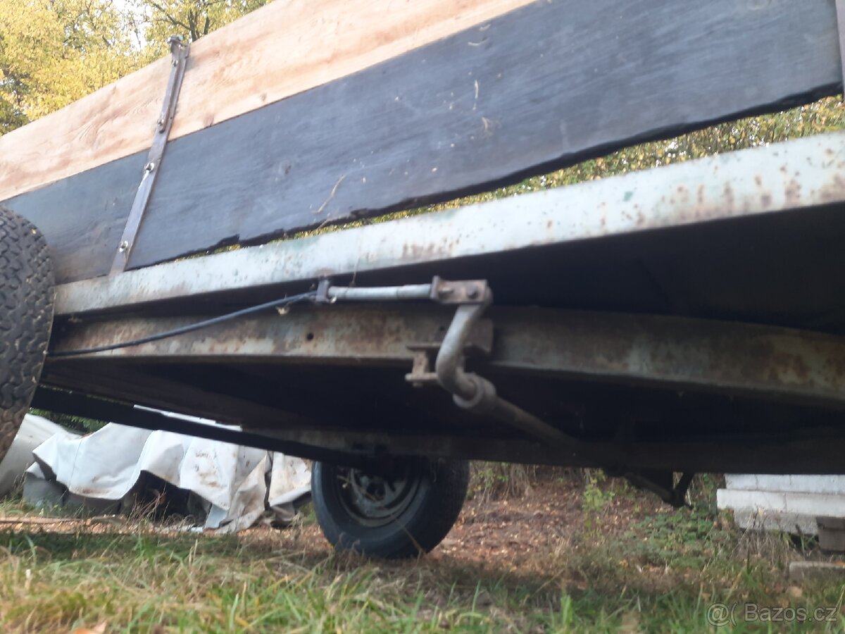 Prodám káru za malotraktor SLEVA na 5000kč - 3