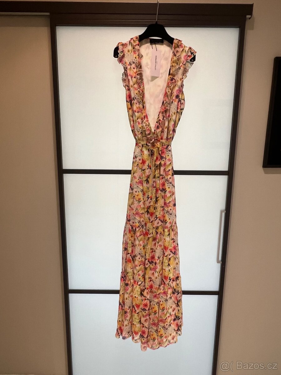 Letní šaty květované zavinovací Little Mistress vel. 14 - 3