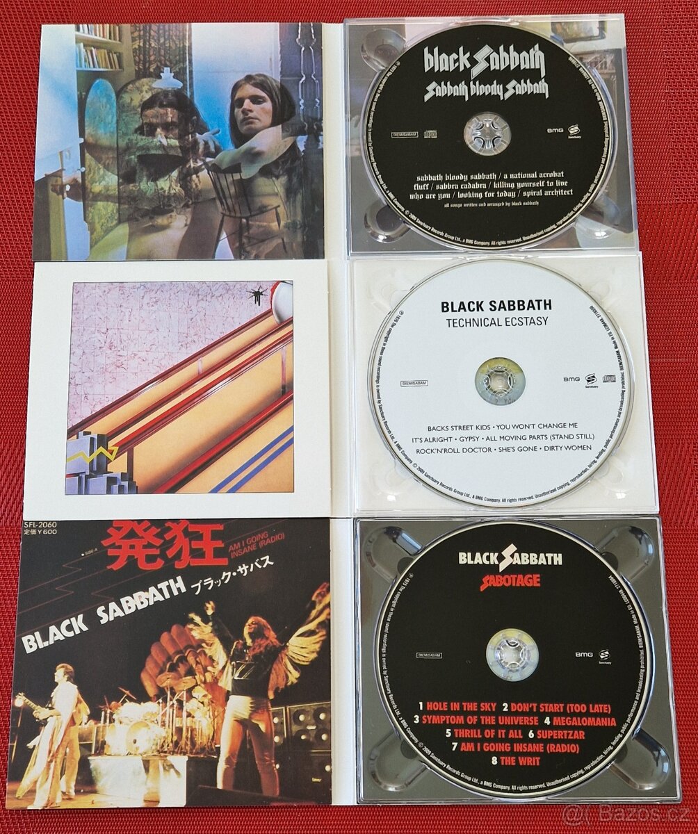 BLACK SABBATH - sada 3 CD - 3