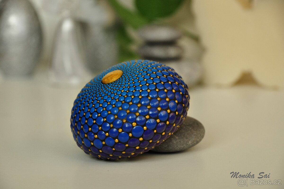 Mandala "Modré nebe" DotArt, akryl - 3