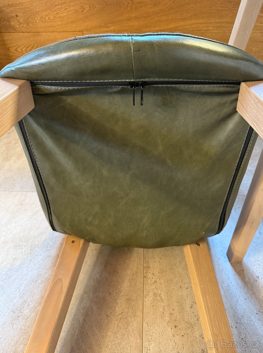 Barové židle v imitaci kůže - 3