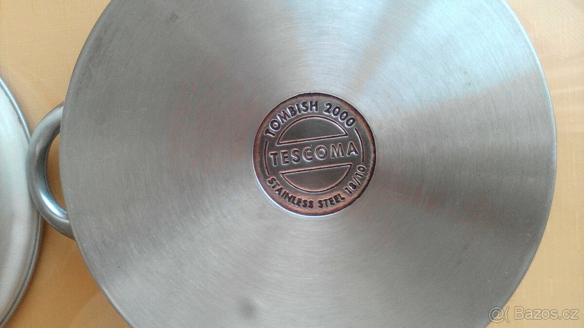 Retro nádobí - hrnec + kastrol z nerezu - 3