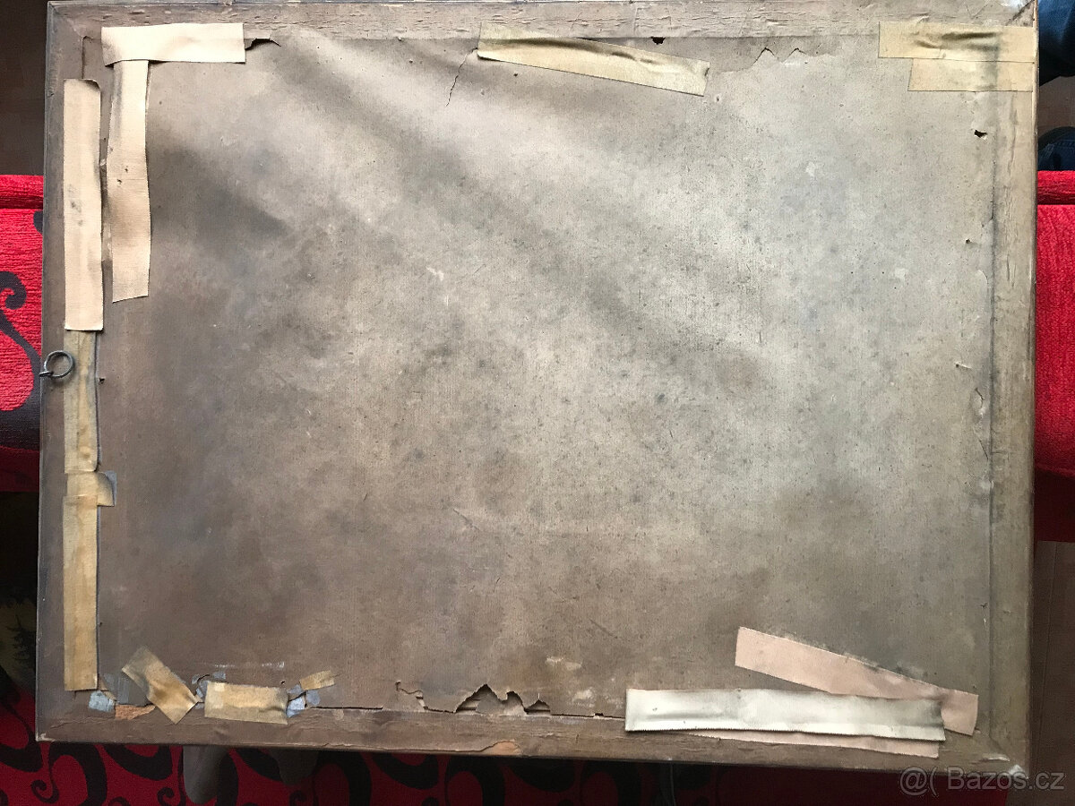 Obraz "Portrét dívky", František Pospíšil - 3