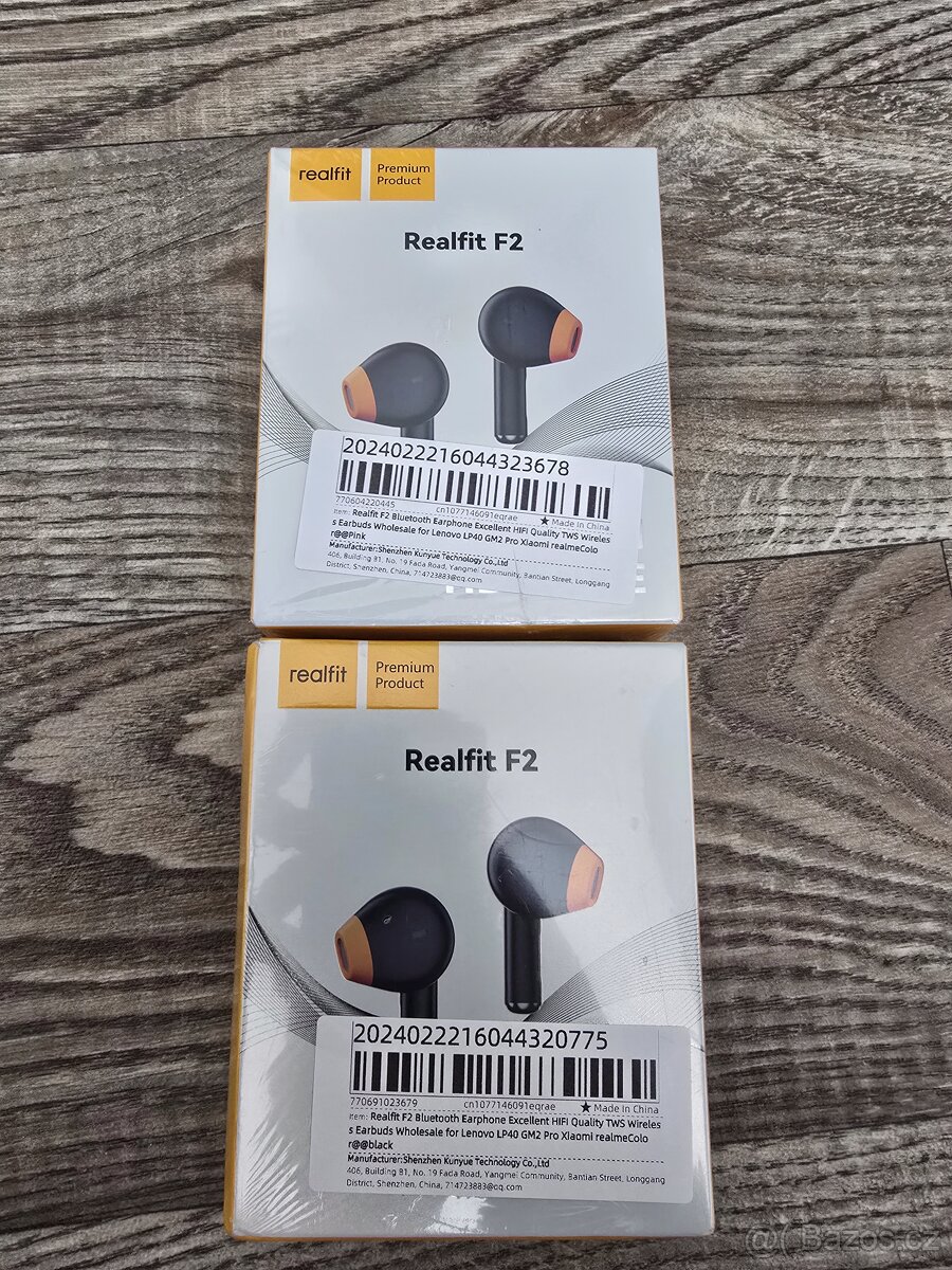 Bezdrátová sluchátka do uší Real-fit F2 - True Wireless TWS - 3