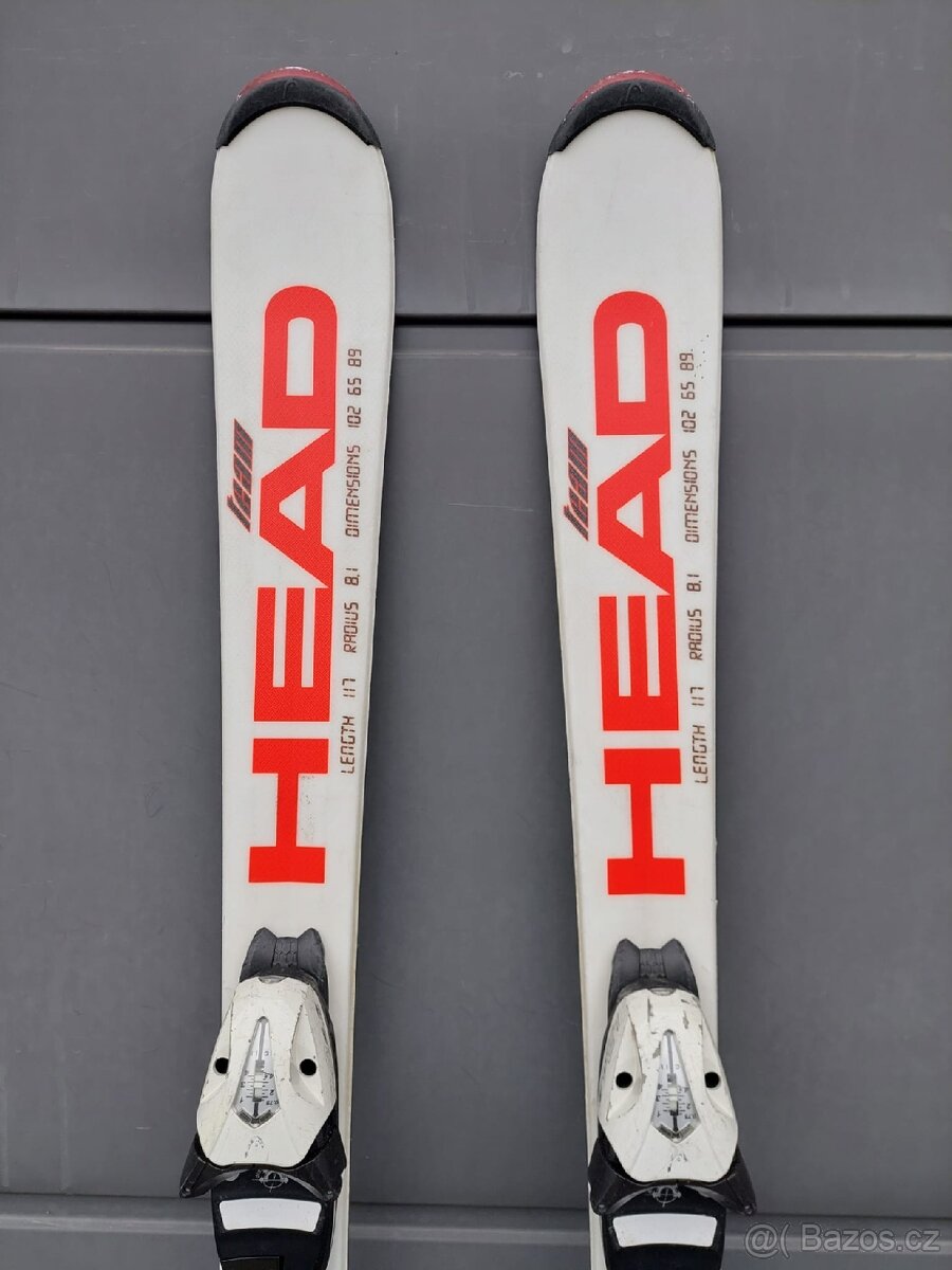 Dětské lyže HEAD, 117 cm + hůlky + lyžáky - 3