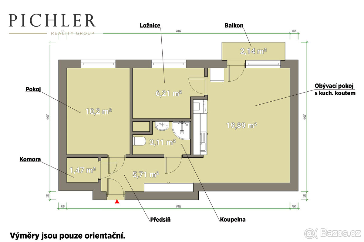 Prodej bytu 3+kk, 52 m², Horní Bříza - 3
