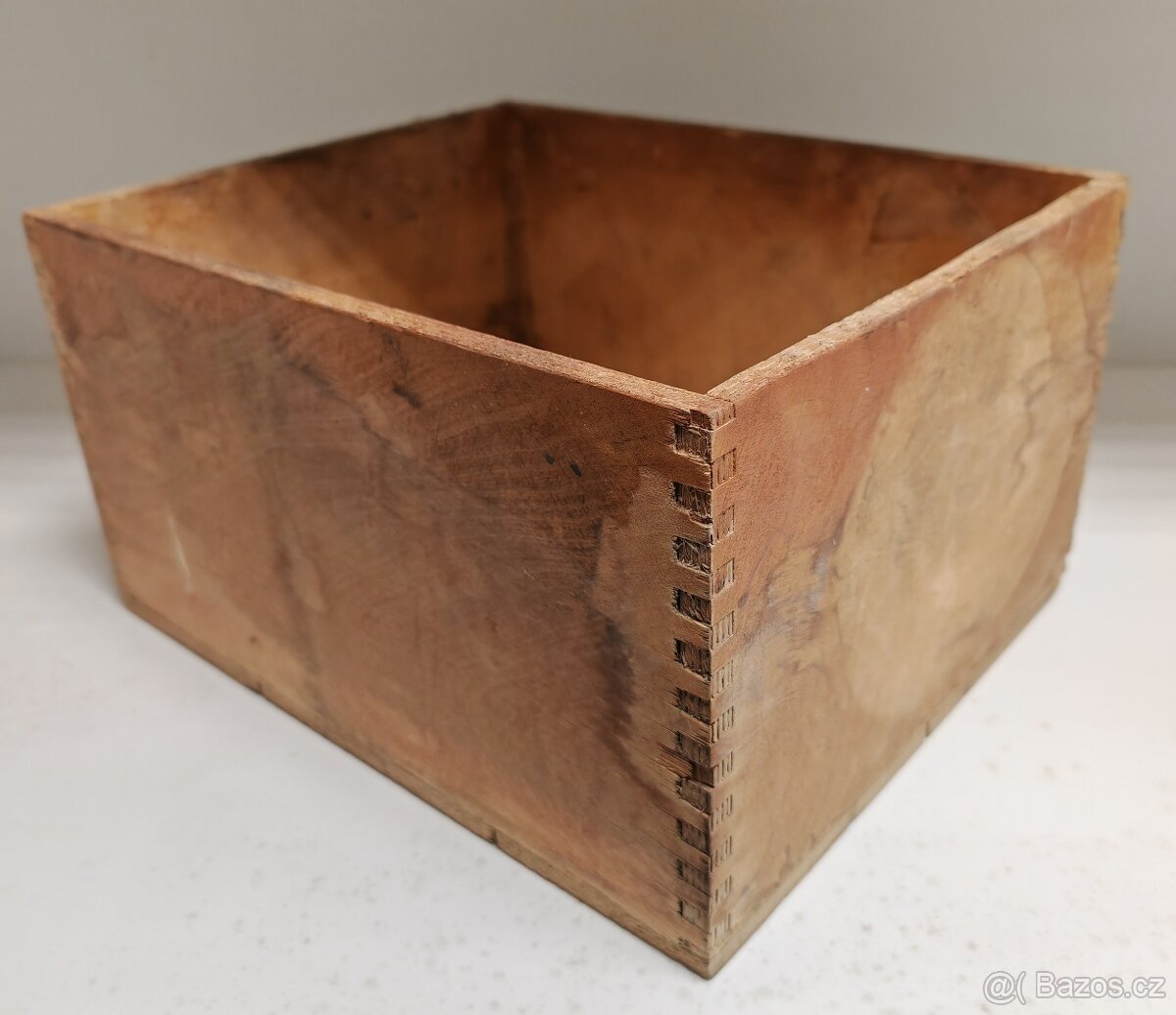 Dřevěná bedýnka falcovaná 35x28,5x20cm - 3