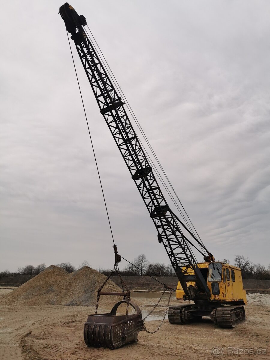 Prodám Lanový bagr Weserhütte (lanový bagr / rýpadlo) - 3