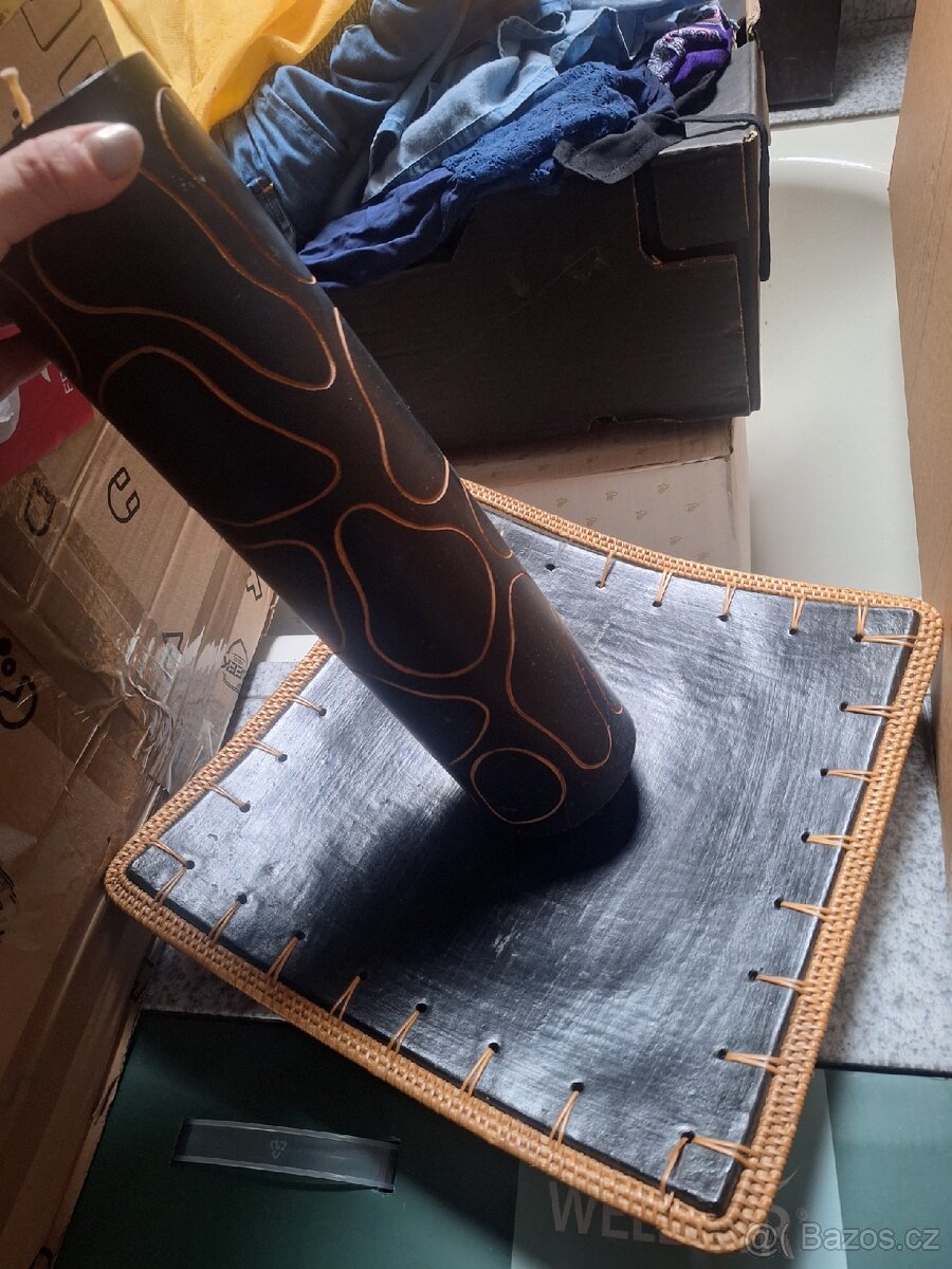 Dekorativní svíčka s podstavcem - 3