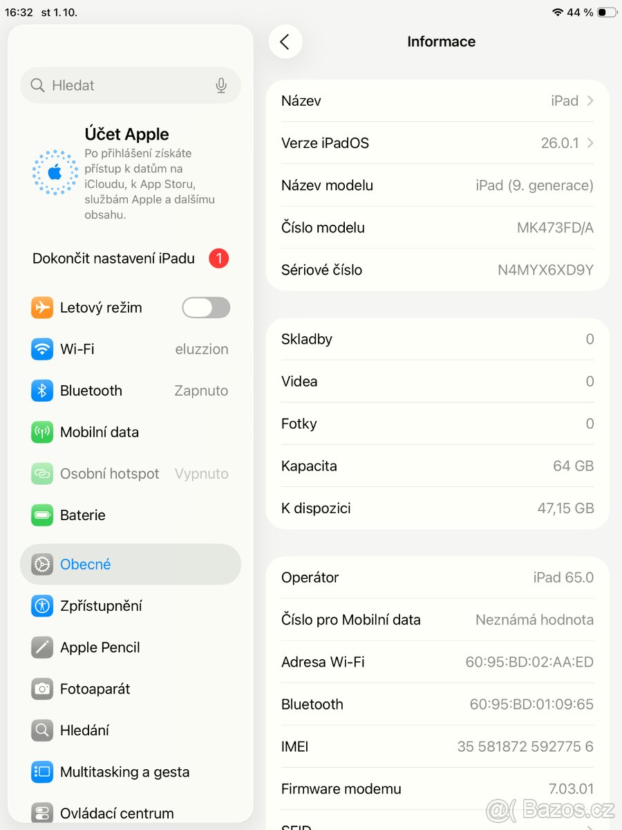 iPad 10.2 SIM LTE: SKVĚLÝ STAV, CZ, Office, ZÁRUKA 12 měsíců - 3