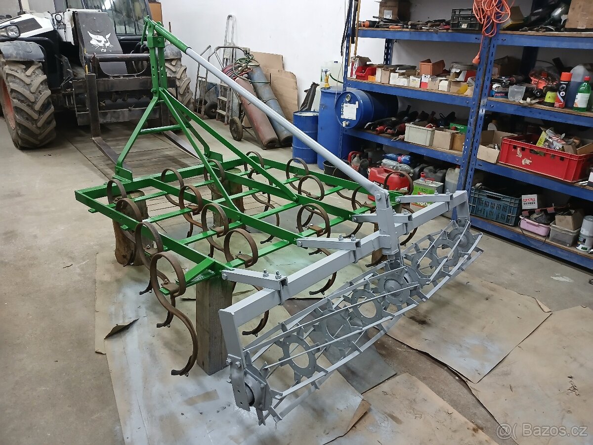 Předseťový kultivátor PO RENOVACI 2m, dorbicí válec - 3