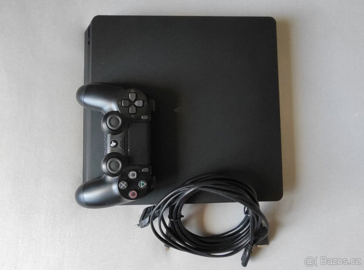 PS4 Slim 500GB, ovladač, jailbreak - 3
