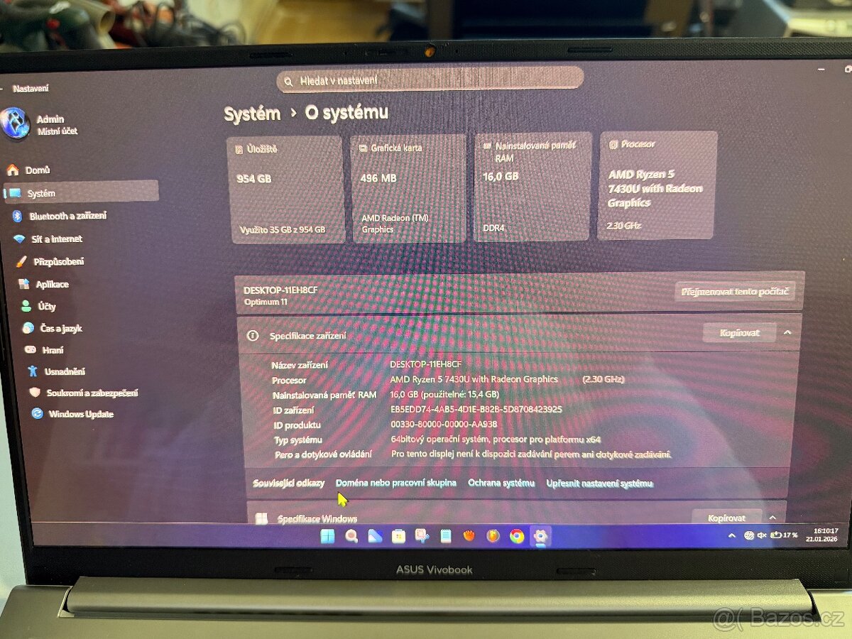 Asus Vivobook 15 M1505YA-OLED407W super parametry oled lcd - 3